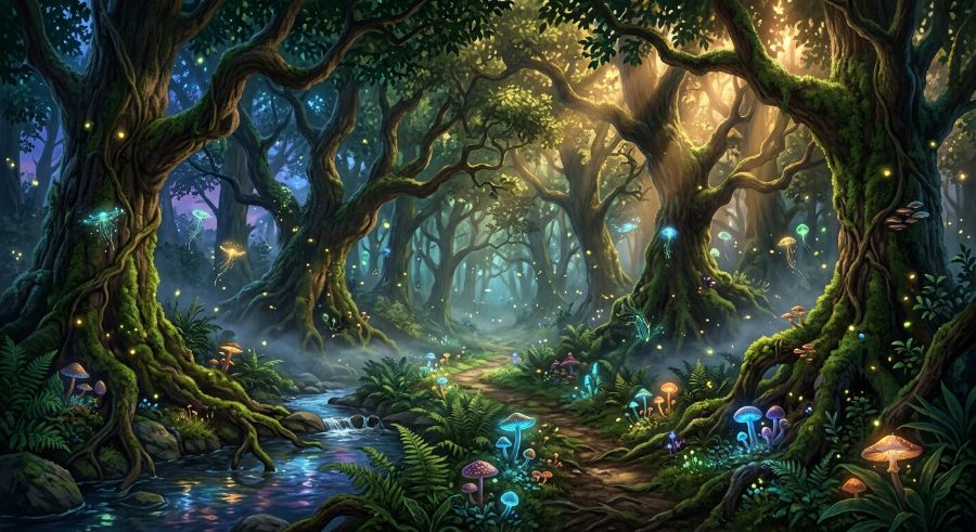 Enchanted Forest, standard prompt